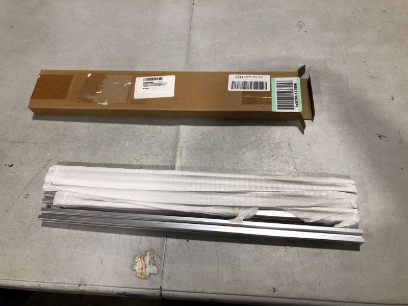 Photo 2 of 4pcs 500mm T Slot 2020 Aluminum Extrusion European Standard Anodized Linear Rail for 3D Printer Parts and CNC DIY Silver(19.7inch) Silver 4PCS 500mm(19.7'')