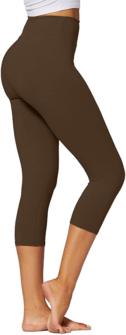 Photo 1 of Conceited High Waist Leggings in Shorts, Capri and Full Length - Buttery Soft - 3" High Waistband - Regular and Plus Size