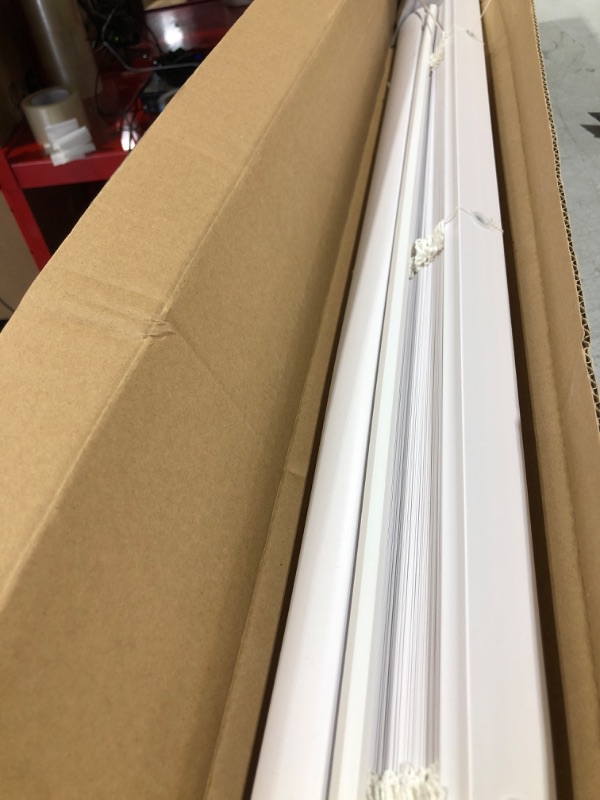 Photo 1 of 1" Cordless Vinyl Mini Blind - White Size 35x60