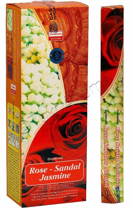 Photo 1 of 
Darshan Rose Sandal Jasmine Incense 120 Sticks