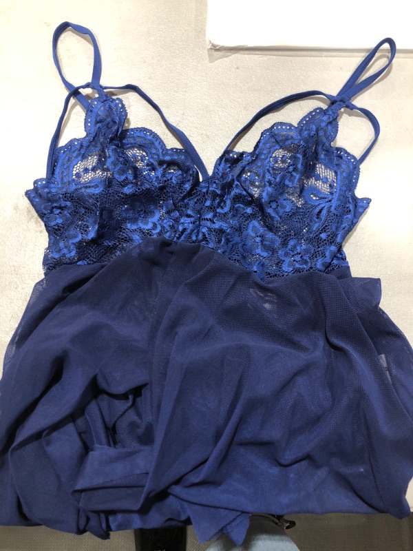 Photo 1 of BLUE LINGERE SIZE M 