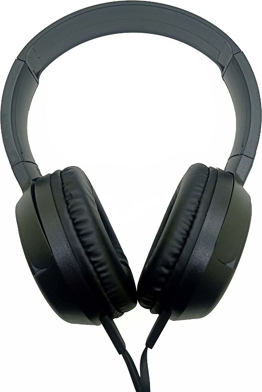 Photo 1 of kkstorm Headphones for School Kids: Over The Ear Headphones for Kids Headphones Over The Ear 3.5 mm Over The Ear Headphones Wired (906B Black no mic 1 Pack) Black no microphone 1 PACK