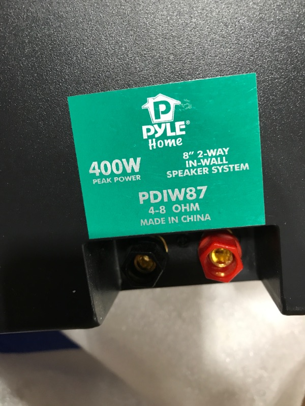 Photo 1 of 2 Ct of pyle 8" 2-way in-wall speaker s