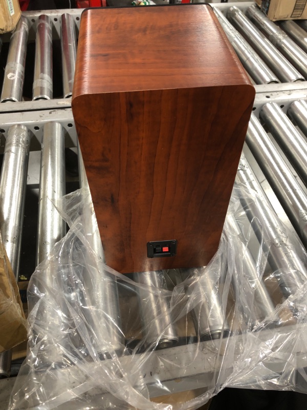 Photo 1 of Saiyin Bookshelf Speakers with MIC Input, 40W X 2 Powered Bluetooth Bookshelf Speakers Pair-Optical Input, 5 Inch 2.0 Stereo Active Speakers with Subwoofer Line Out (DS6801K)