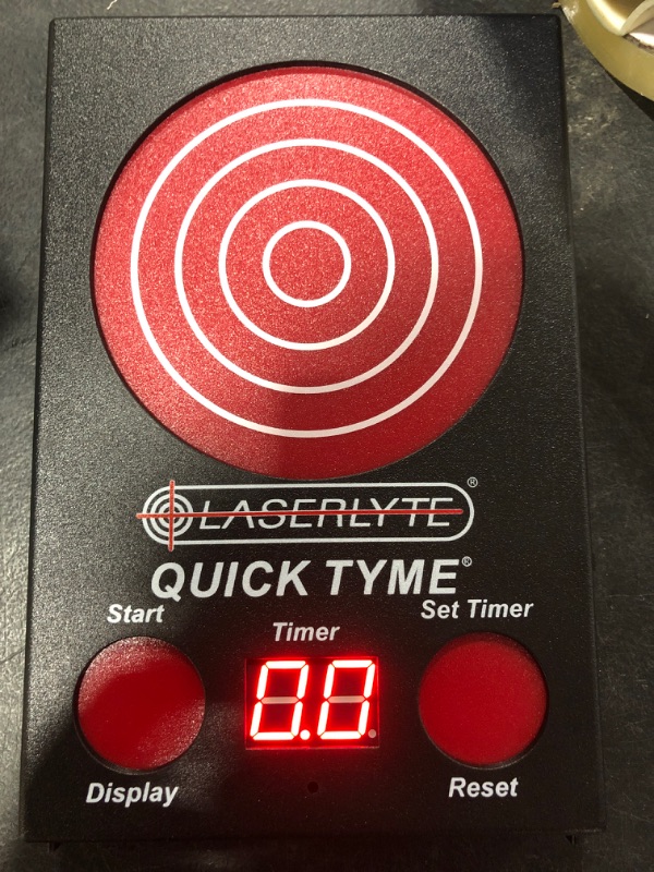 Photo 3 of LaserLyte Quick Tyme Laser Trainer Target with Point of Impact Display and Timed Games for Reactive Laser Shooting and Dry Fire Practice