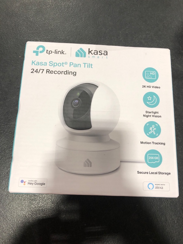 Photo 5 of Kasa Smart 2K Security Camera for Baby Monitor Pan Tilt, 4MP HD Indoor Camera with Motion Detection, Two-Way Audio, Night Vision, Cloud & SD Card Storage, Works with Alexa & Google Home (KC410S) Pan/Tilt Camera New 2K