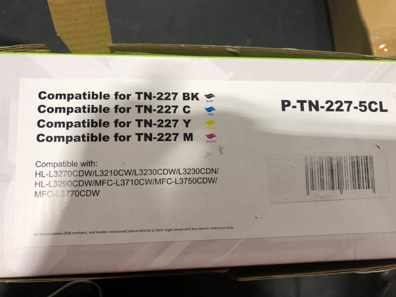 Photo 2 of Compatible Toner Cartridge Replacement (5PACK)