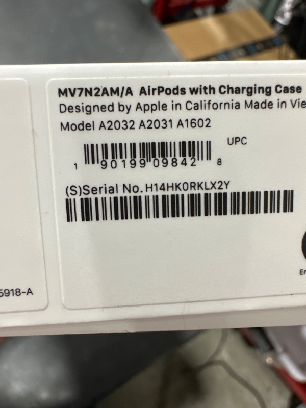 Photo 4 of Apple AirPods with Charging Case (Latest Model)