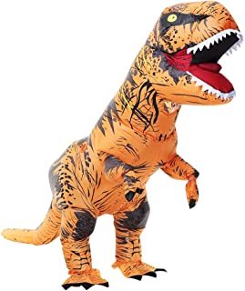 Photo 1 of  Inflatable Dinosaur Costume Adult, Dinosaur Inflatable Costume for Adult, Blow Up Dinosaur Costume for Halloween Cosplay Party Christmas
