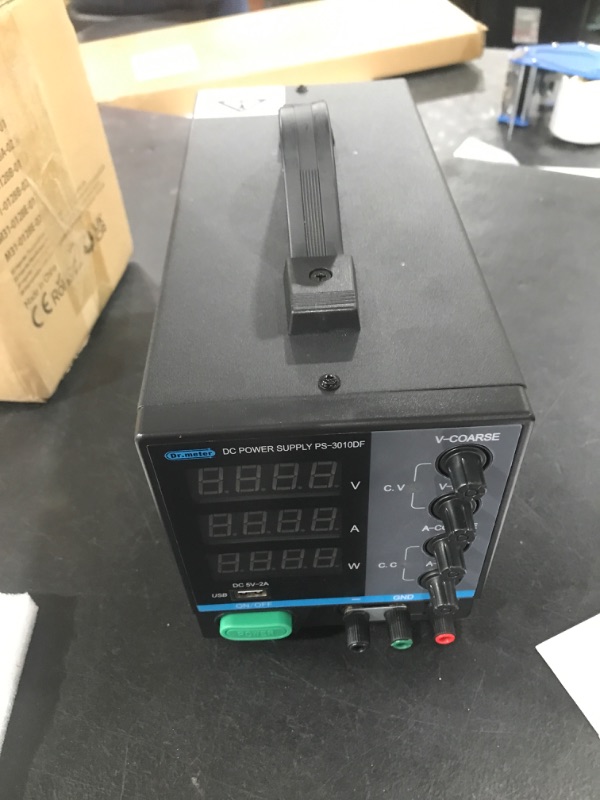 Photo 2 of DC Power Supply Variable, 30V 10A Adjustable Switching Regulated DC Bench Power Supply with High Precision 4-Digits LED Display, 5V/2A USB Port, Coarse and Fine Adjustments Jesverty SPS-3010