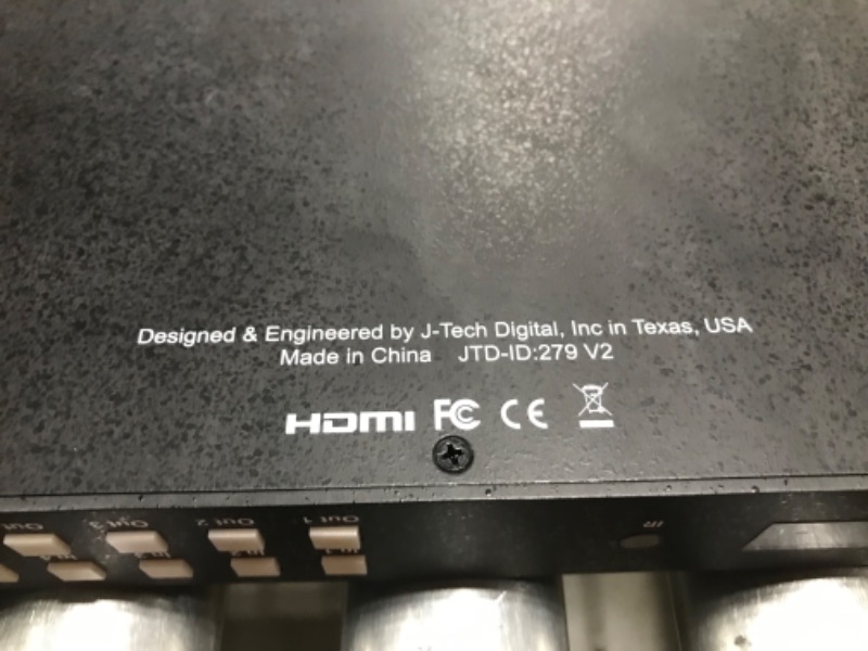 Photo 2 of J-Tech Digital 8X8 HDMI Matrix Switcher 4K@60Hz 4:4:4 Ultra HD HDMI 2.0 Supports HDCP 2.2/1.4, EDID, DTS, Dolby HD with J-Tech Digital Control App, Control4 Driver [JTECH-8X8-H20]