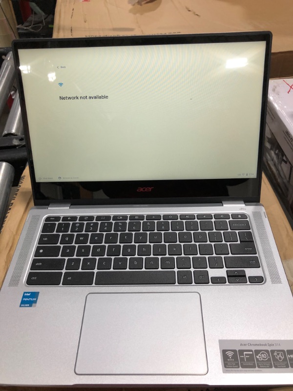 Photo 2 of Acer Chromebook Spin 314 Convertible Laptop | Intel Pentium Silver N6000 | 14 Full HD IPS Touch Display | 4GB LPDDR4X | 128GB EMMC | DTS Audio | Inte
