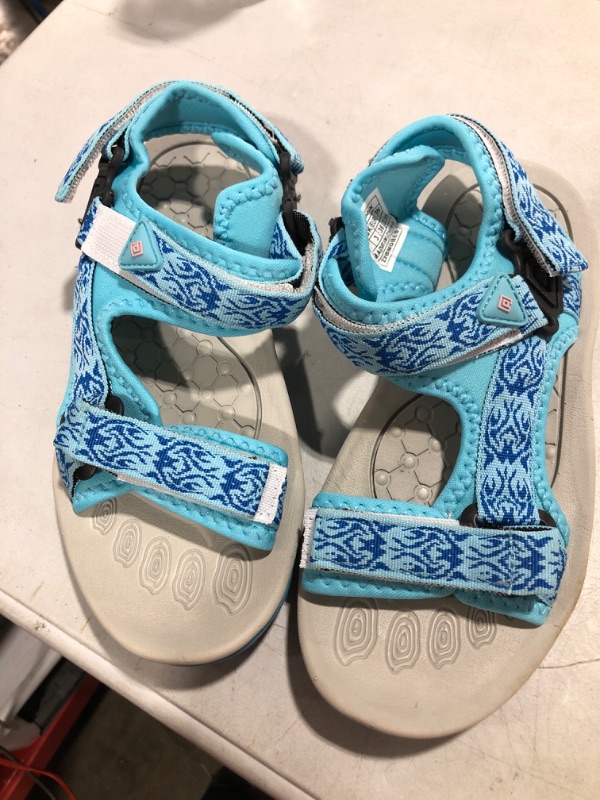 Photo 2 of DREAM PAIRS Kids Adventurous Light-Weight Adjustable Straps Summer Sandals (Toddler/Little Kid/Big Kid) Size 4 Toddler Baby Blue