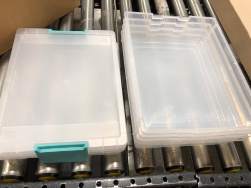 Photo 1 of 4 pack Clear Plastic Storage Containers with Lid