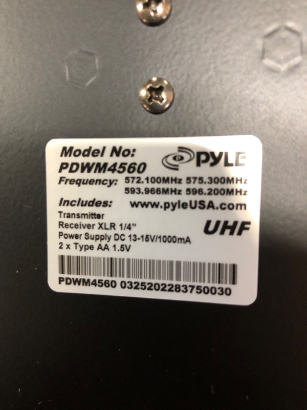 Photo 4 of Pyle 4 Channel UHF Wireless Microphone System & Rack Mountable Base 4 Headsets, 4 Belt Packs, 4 Lavelier/Lapel MIC With Independent Volume Controls AF & RF Signal Indicators (PDWM4560)