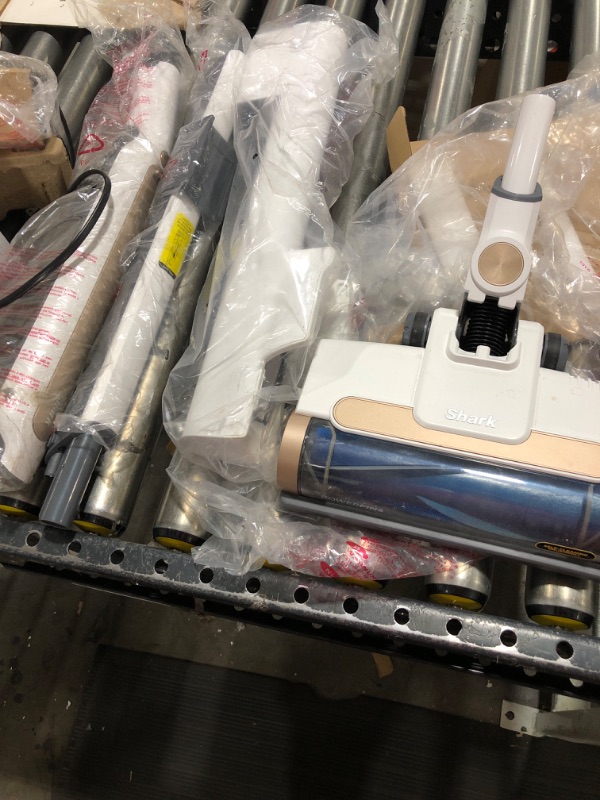 Photo 1 of Shark WS642AE WANDVAC System, Ultra-Lightweight Powerful Cordless Stick Vacuum with HEPA Empty Base, Anti-Allergen Complete Seal, PowerFins, Self-Cleaning Brushroll & Pet Tool, White