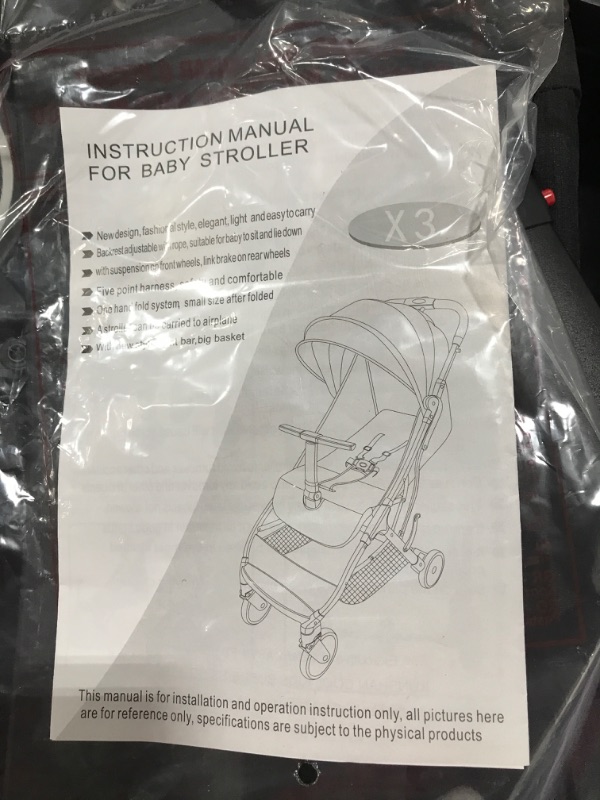 Photo 1 of Cool Kids Baby Stroller Full Lying Children's Multi-Functional Umbrella Stroller, Newborn Baby Available, one Handed Jogging Stroller
