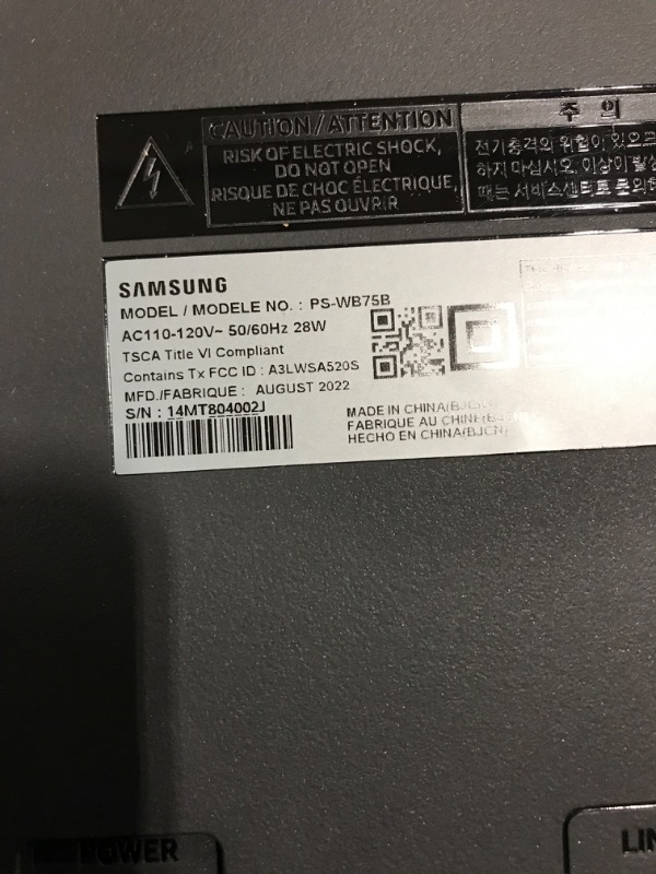 Photo 2 of SAMSUNG HW-Q700B 3.1.2ch Soundbar w/ Wireless Dolby Audio, DTS:X, Q Symphony, SpaceFit Sound, Adaptive Sound, Game Pro Mode, 2022 HW-Q700B Soundbar