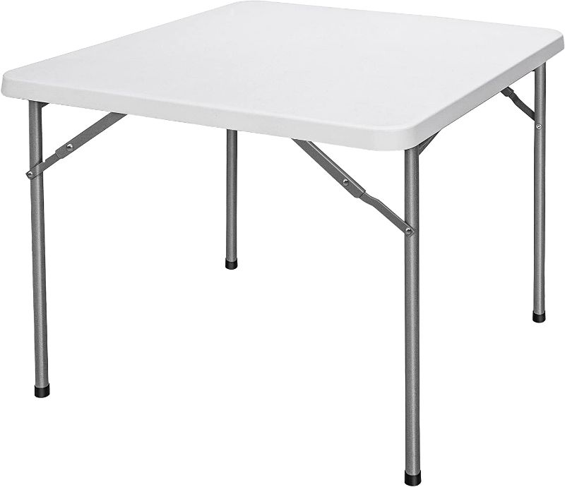 Photo 1 of 3 ft Indoor Outdoor Heavy Duty Portable Plastic Folding Table