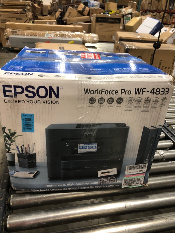 Photo 4 of Epson Workforce Pro WF-4833 Wireless All-in-One Color Inkjet Printe