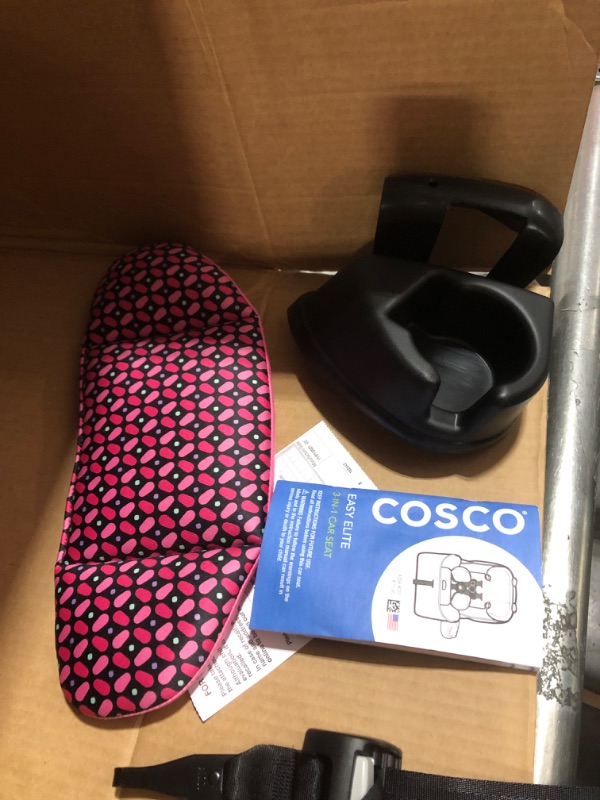 Photo 2 of Cosco Empire All-in-One Convertible Car Seat, Extended Use All-in-One Car Seat: Rear-Facing 5-40 pounds, Forward-Facing Harness 22-50 pounds, and Belt-Positioning 40-80 pounds, Spring Petals