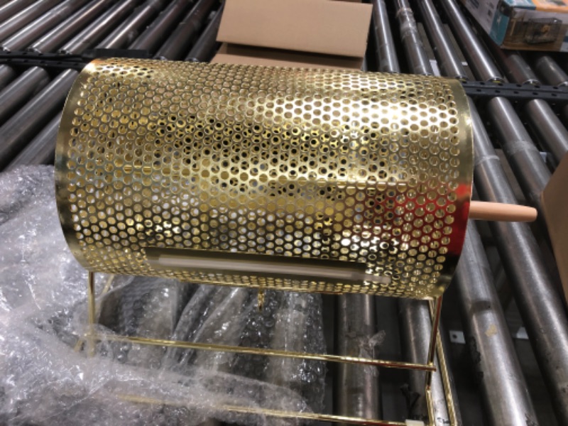 Photo 2 of GSE Raffle Drum, Professional Brass Raffle Ticket Spinning Cage with Large Capacity Holds 2500 Tickets, Raffle Balls (Available in Small, Medium, Large & X-Large (Small) Small - Holds 2,500 Tickets