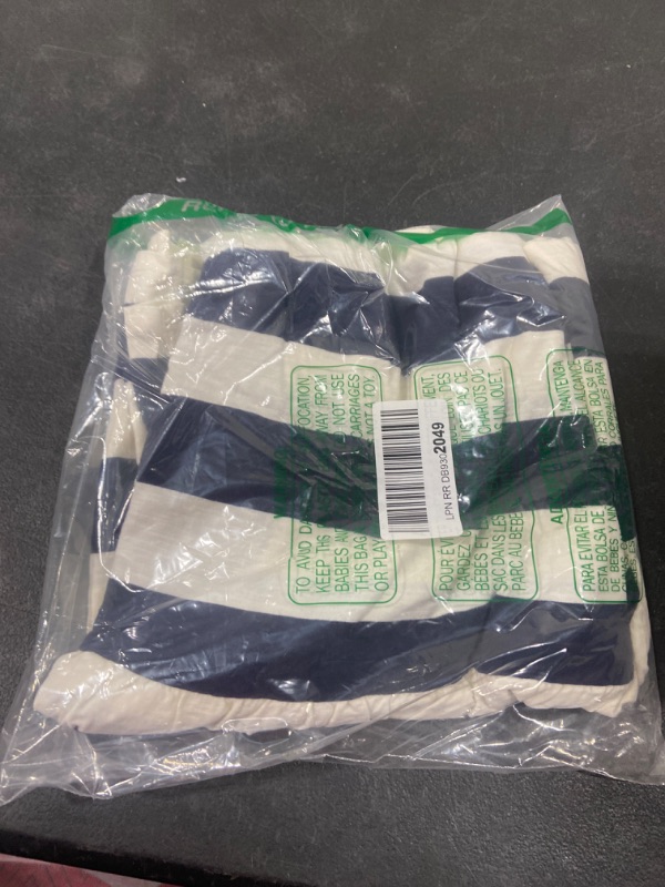 Photo 2 of Amazon Essentials Women's Short-Sleeve Crewneck Tiered Dress XX-Large Navy/White, Rugby Stripe