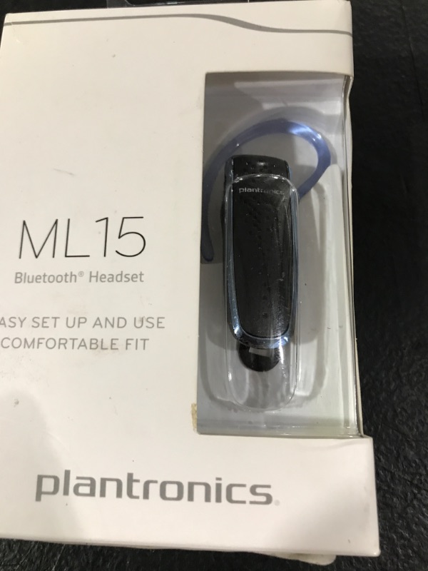 Photo 2 of Plantronics 204666-05 ML15 Bluetooth Headset