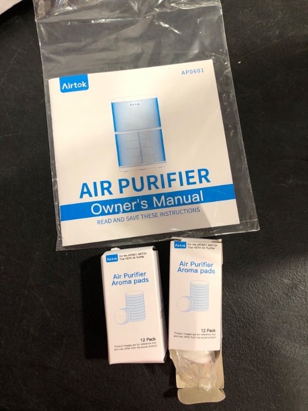 Photo 3 of 2 Pack Air Purifier for Home Bedroom with H13 True HEPA Filter for Smoke, Smokers, Dust, Odors, Pollen, Pet Dander | Quiet 99.9% Removal to 0.1 Microns | White Available for California Effectively 376 sq ft