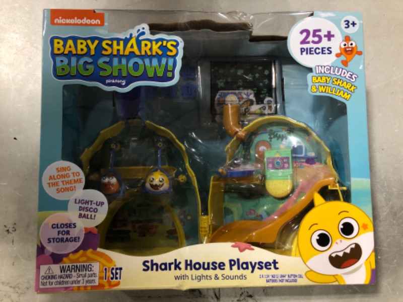 Photo 2 of Baby Shark's Big Show! Shark House Playset – Lights and Sounds Toddler Playset – Interactive Baby Shark Toy