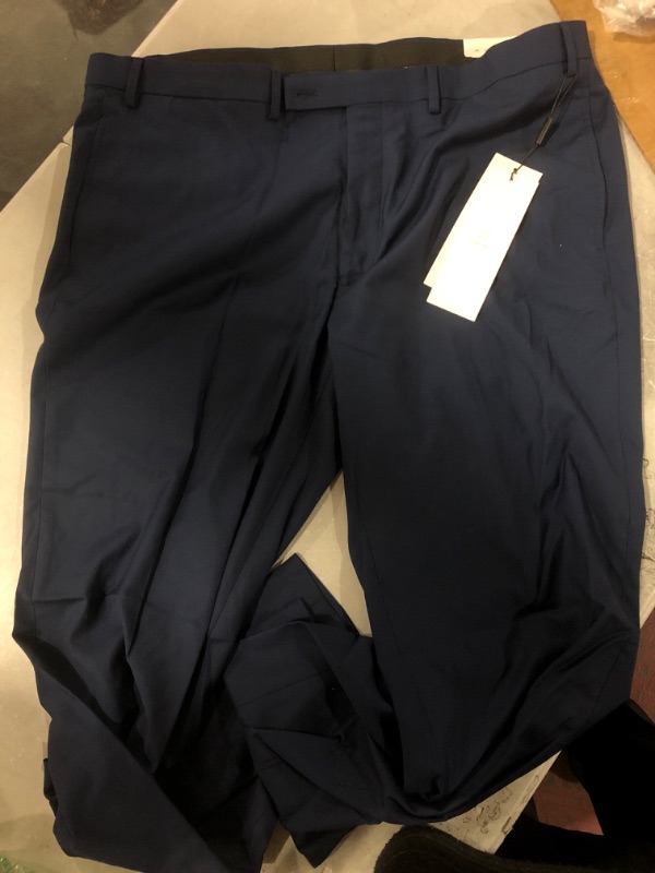 Photo 2 of Calvin Klein Men's Modern Fit Dress Pant 40W x 32L Dark Blue