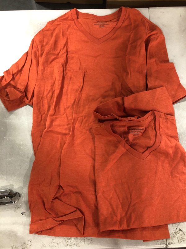 Photo 1 of Amazon Essentials Orange Shirts Size M