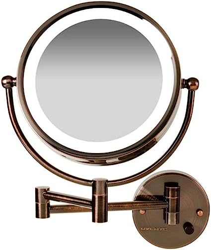 Photo 1 of Antique Brass Makeup Mirror 