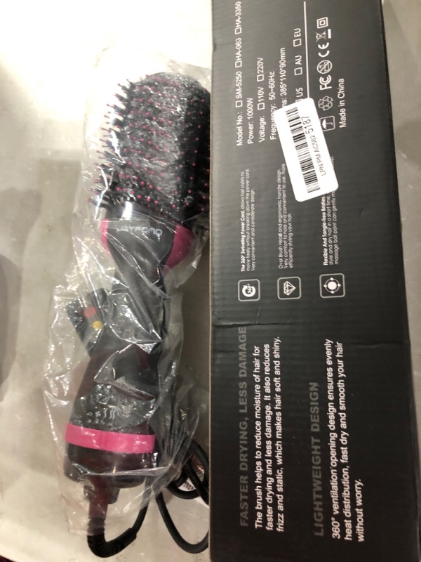 Photo 2 of Blow Dryer Brush in One, Hair Dryer and Styler Volumizer Professional 4 in 1 Hot Air Brush, Negative Ion Anti-Frizz Blowout Hair Dryer Brush for Mothers Day Gifts for Mom
