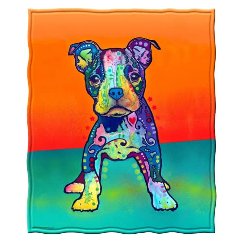 Photo 1 of Dawhud Direct Colorful Puppy Fleece Blanket for Bed, 50" x 60" Dean Russo Puppy Fleece Throw Blanket for Women, Men and Kids - Super Soft Plush Cute Dog Blanket Throw Plush Blanket for Dog Lovers Dean Russo on My Own Puppy 50" x 60"