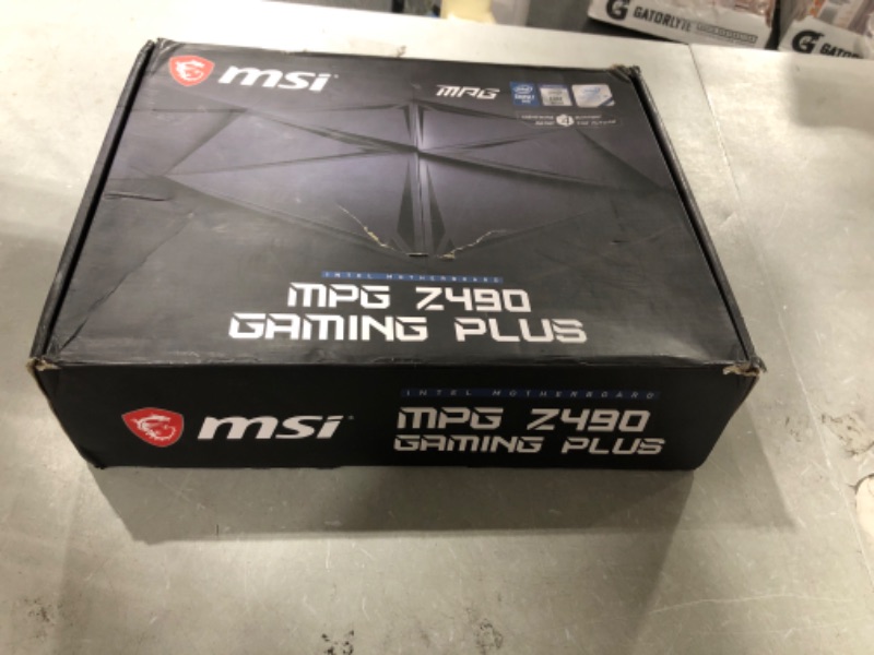 Photo 2 of MSI MPG Gaming Plus Intel Z490 LGA 1200 ATX DDR4-SDRAM Motherboard