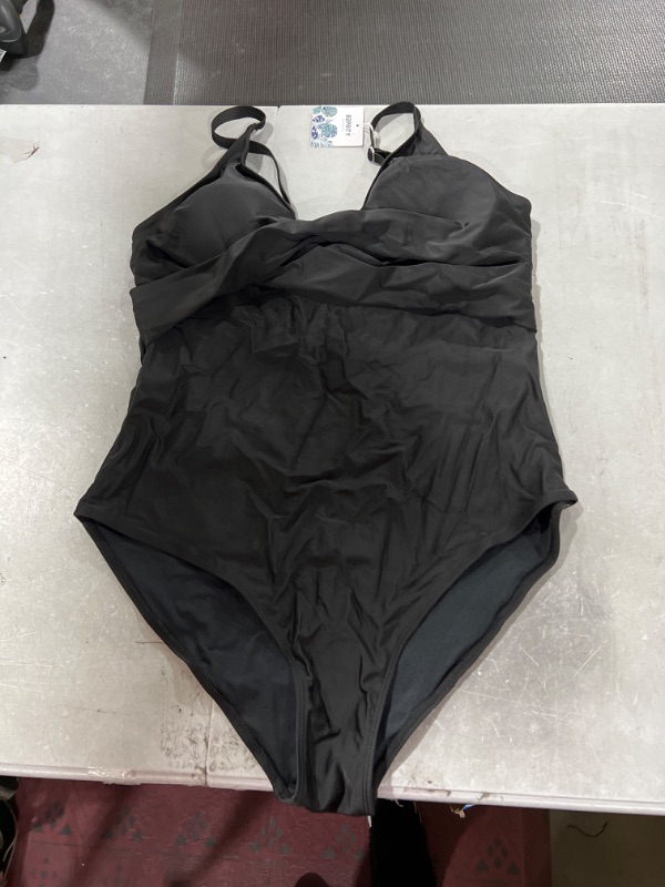 Photo 1 of BLACK ONE PIECE SWIMSUIT SIZE XXL