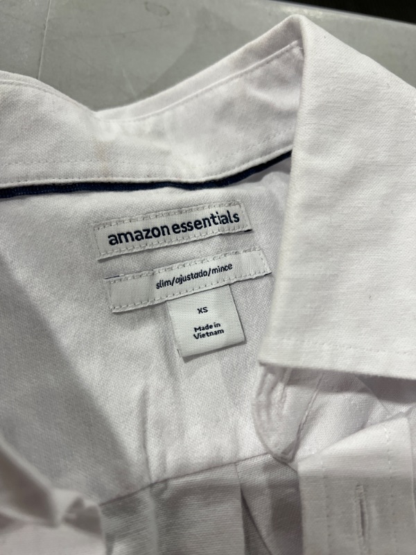 Photo 2 of AMAZON ESSENTIAL LONG SLEEVE OXFORD SHIRT SIZE XS