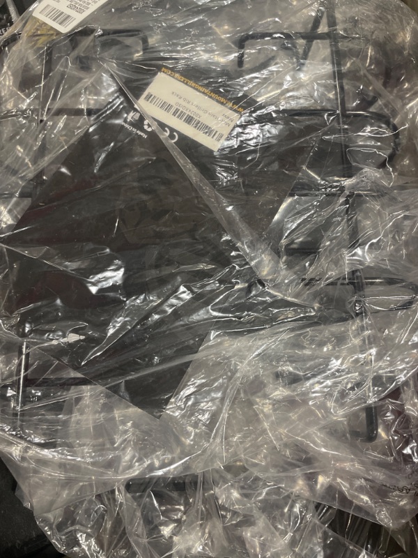 Photo 1 of MOUNTAIN GRILLERS BBQ Rib Racks for Smoking, Gas Smoker or Charcoal Grill, Sturdy & Non Stick Standing for gas grill, bbq grill, Holds Up to 5 Baby Back Ribs, Grilling & Barbecue Gifts for Men Black
