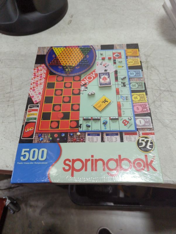 Photo 1 of 500-Piece Board Game Jigsaw Puzzle