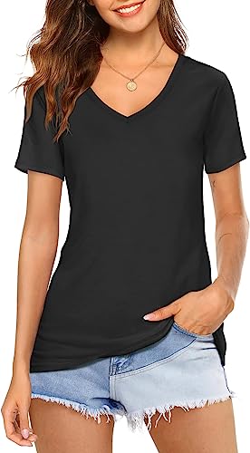 Photo 1 of Beluring Womens V Neck T Shirts Short/Long Sleeve Casual Tunic Tops Blouse LARGE 