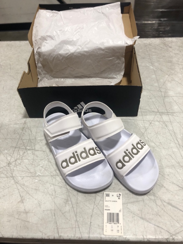 Photo 1 of Adidas - Size 7 - Women strap Sandals - White 