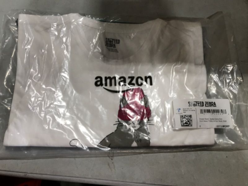 Photo 2 of Amazon Essentials Girls and Toddlers' Short-Sleeve T-Shirt Tops (Previously Spotted Zebra), Multipacks---small
