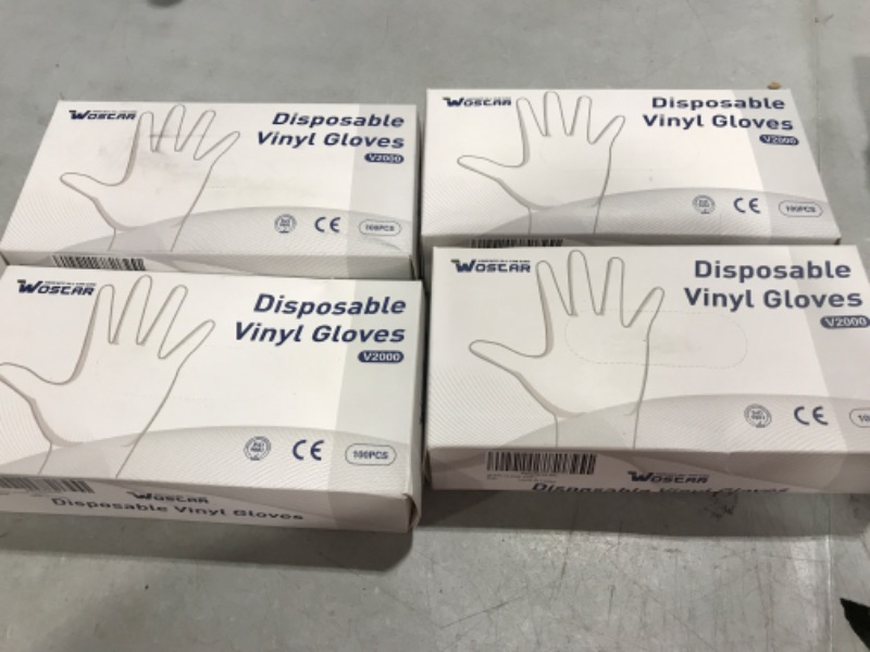 Photo 1 of 4 pack Disposable Gloves different sizes