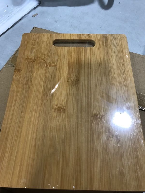 Photo 1 of 12x9 Plain Rectangular Blank Bamboo Cutting Boards