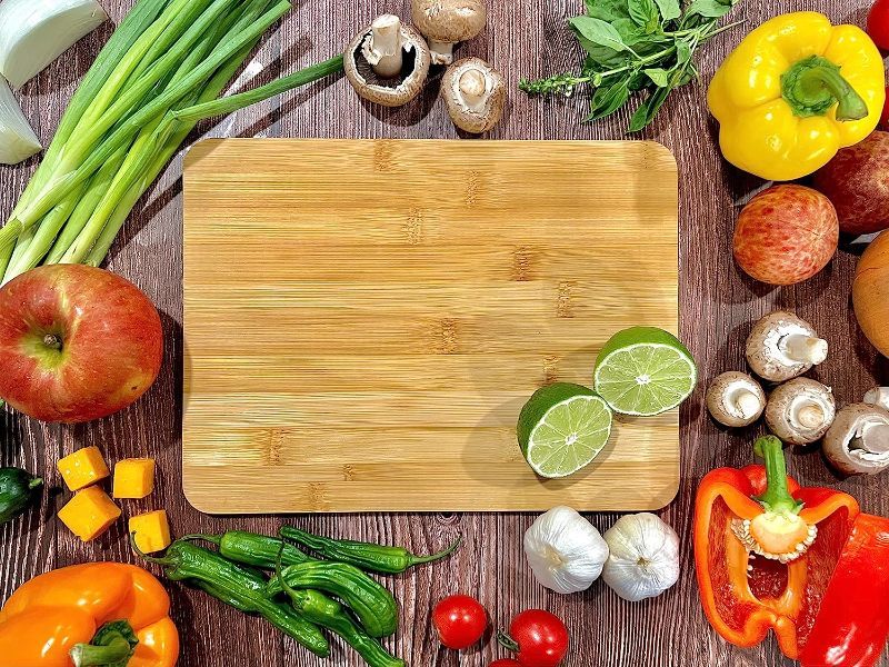 Photo 2 of 12x9 Plain Rectangular Blank Bamboo Cutting Boards