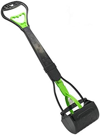 Photo 1 of  Pooper Scooper for Dog-Long Handle Dog Poop Scooper-Pet Waste Pick Up Jaw Scooper Without Smelling, Durable Spring Easy to Use Perfect for Grass,Dirt,Gravel (Green) (Stock picture similar)