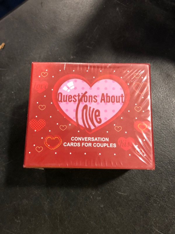 Photo 2 of 200 Conversation Starter Cards-Card Games for Couples-Question Cards for Couples-Relationship Card Game for Date Night-Improve Communication, Romance and Trust-Perfect Couples Gifts,Romatic Gift
