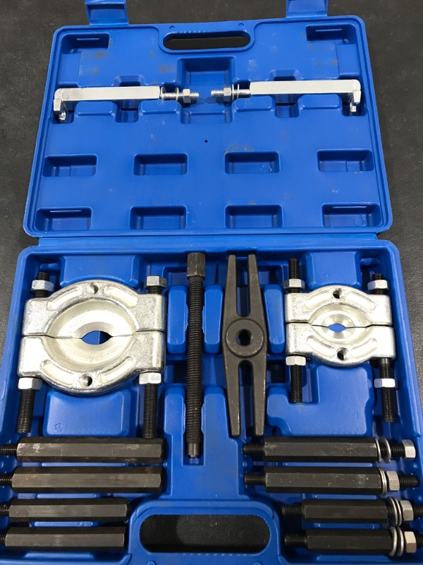 Photo 1 of 14PCS Bearing Separator Puller Set Heavy Duty 5-Ton Capacity 2inches and 3inches Splitters Remove Bearings Kit