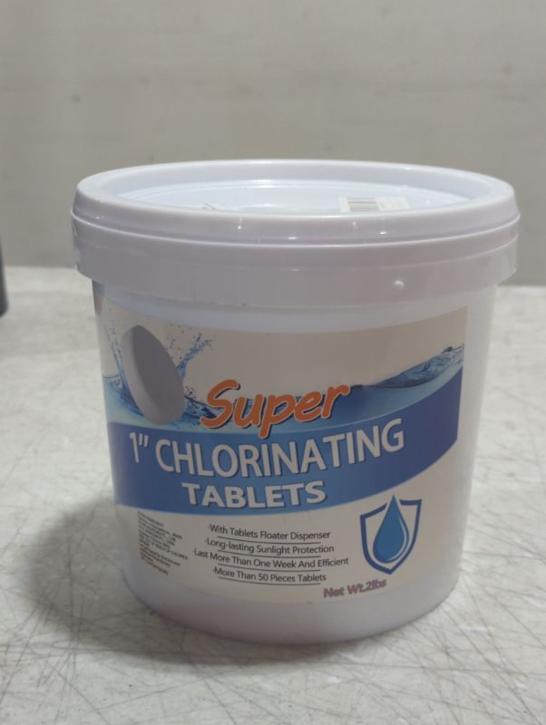 Photo 1 of 1" Chlorinating tablets 50pcs